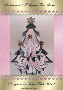 Christmas 3D Open Tree Card