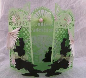 Oriental Birthday Illuminating Door Card