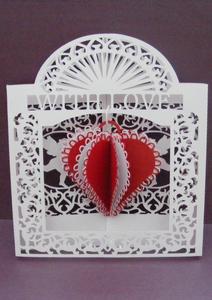 Swinging Valentines Door Card