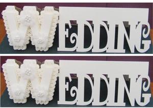 Scalloped Wedding Word Layered Card