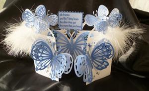 Butterfly Door Card