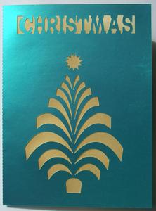 Christmas Tree Cut Out Card