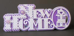 Scalloped Layered New Home Card