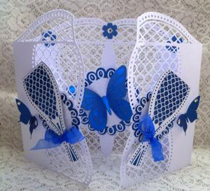 Fancy Glass Door Card