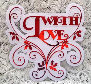 Swirly Layered with Love Topper