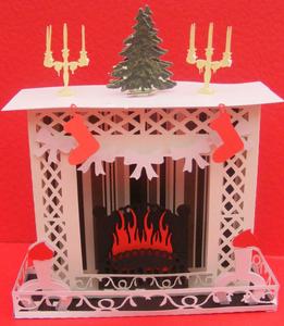 3D Fireplace & Box