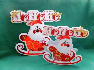 Ho Ho Ho Santa Card & Topper Set