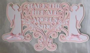 Layered Hark the Herald Angels Sing Topper