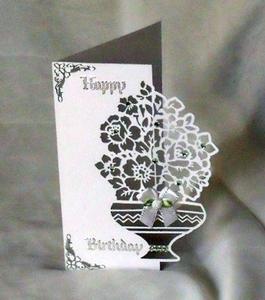 Flower Vase Edge Card