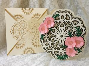 Fancy Doily Card & Boxlope