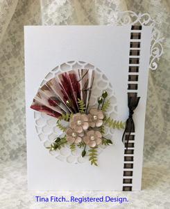 Ribbon Threading Fan Card