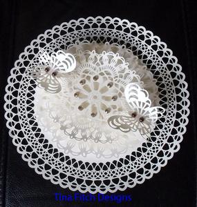Layered Doily 2 & Butterfly