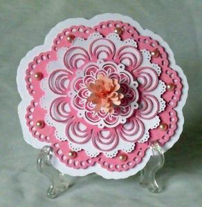 Fancy Layered Doily 9 Card