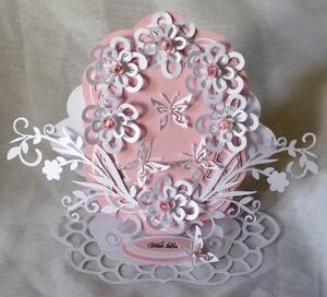 Flower Easel Layered Card