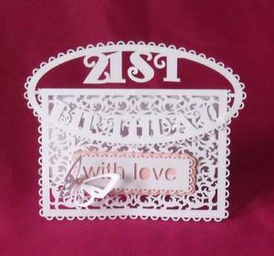 21st Birthday Buckle Card
