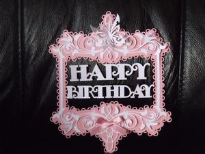 Happy Birthday Fancy Topper