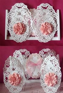 Swirl Rose Door Card