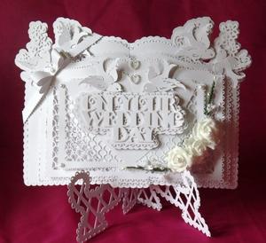 On Your Wedding Day Book Card & Stand
