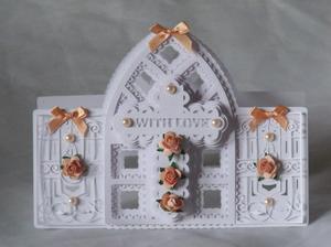 Arched Layered Cross Card
