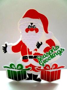 Santa & Presents Layered Card