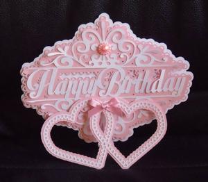 Birthday Heart Topper