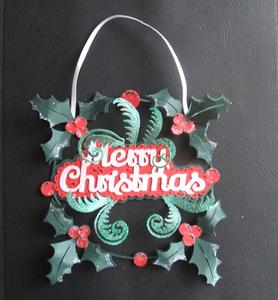 Christmas Holly Wreath