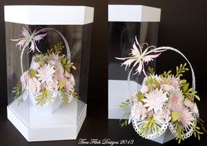 3D Summer Flower Basket