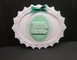 Oval Pattern Card