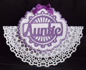 Layered Auntie Rocker Card