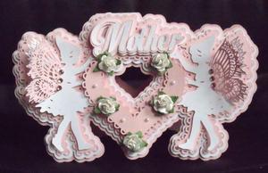 Butterfly Girl Mother Card