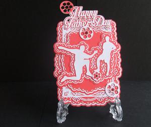 Father's Day Football Fancy Topper