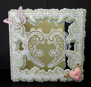 Suspended Heart Card - Only