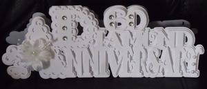 Scalloped Layered Diamond Anniversary Card