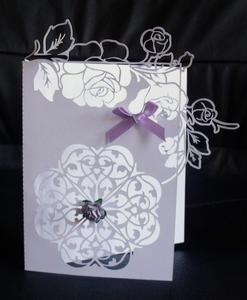 Rose Edge Fancy Card