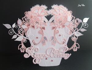 Birthday Flower Pot Card