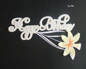 Happy Birthday Daff Topper