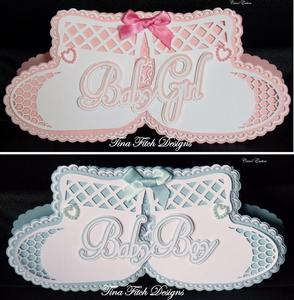 Babies Bootie Card