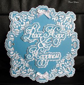 Peace Hope & Happiness Topper