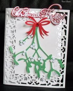 Christmas Kisses Card Only