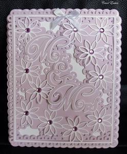 Mr & Mrs Floral Topper