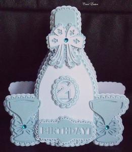 21st Birthday Bottle Card