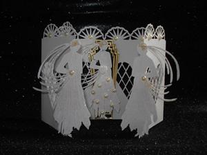 Art Deco Lady Fronted Door Card