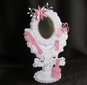 Girly Mirror Card