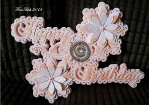 Floral Birthday Topper