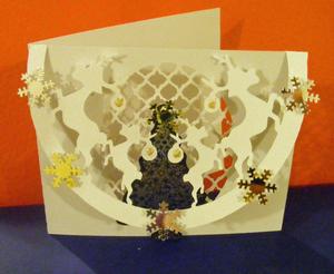Front Fold Reindeer Card