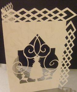 Christmas Tree Frame & Fancy Edges