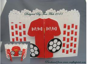 Football Team Door Card