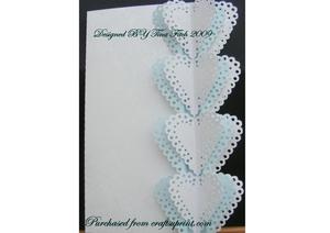 Scalloped Heart Edged Card
