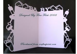 Baby Edged Card