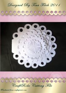 Scalloped Round Layered Card